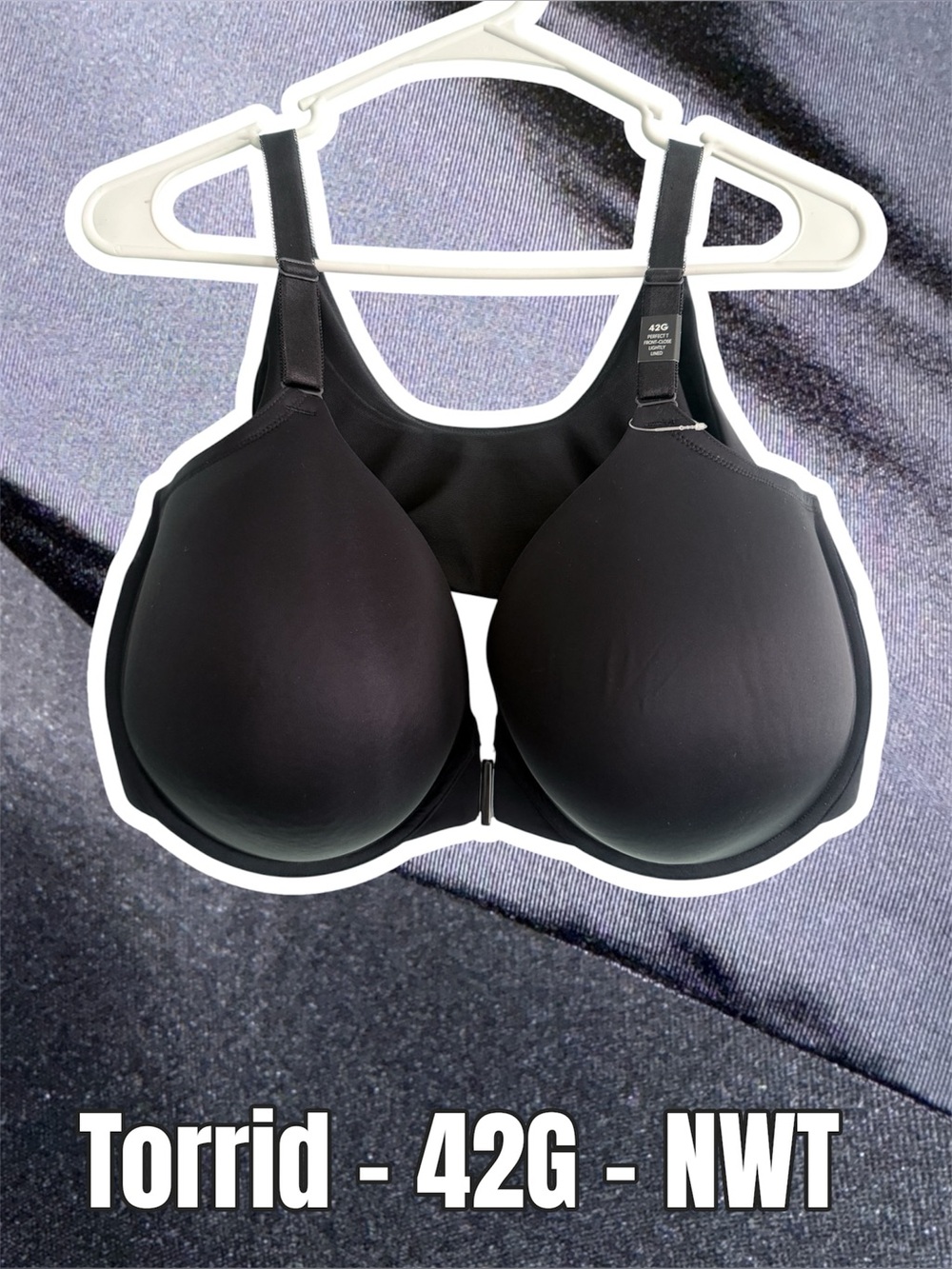 torrid Black Front-Close Molded Full Coverage Bra